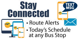 Subscribe to receive Santa Cruz METRO route and agency information