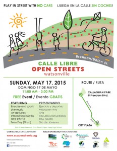 Open Streets Watsonville Poster